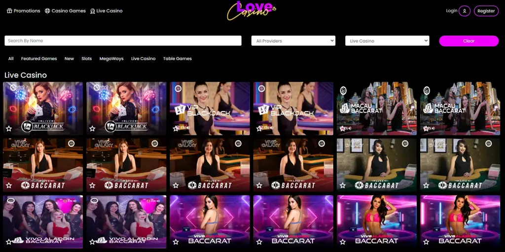 love casino live casino